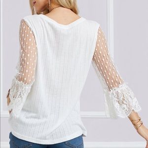 MIDNIGHT DOT CHIC WOVEN TOP main image 1